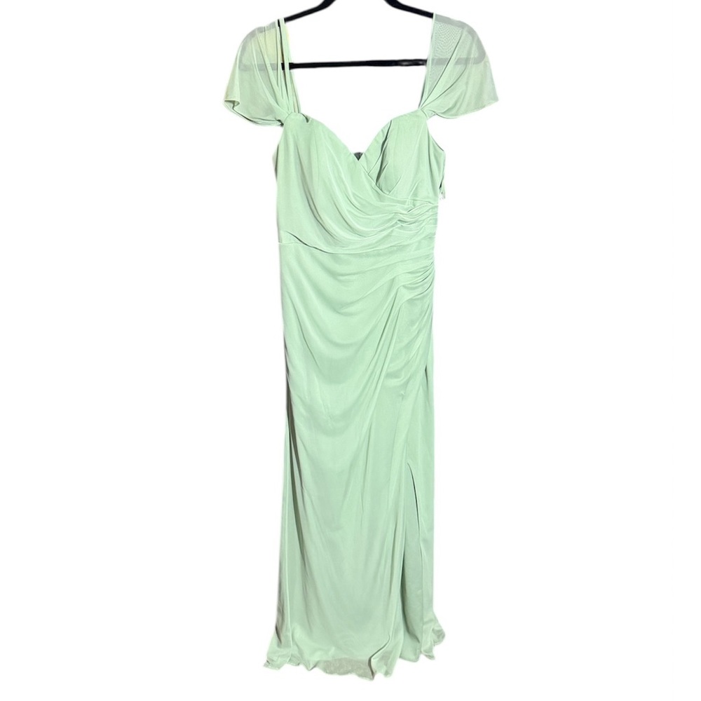 Azazie Green Formal Dress Gown size A10